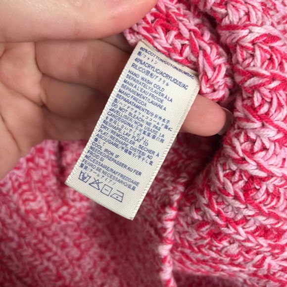 NWT Rebecca Minkoff Pink Bowie Crop Chunky Sweater - Picture 7 of 8